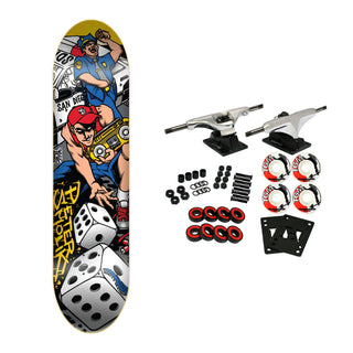 Shorty's Skateboard Complete Smolik Dice 8.125"