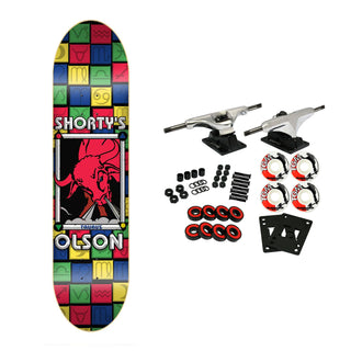 Shorty's Skateboard Complete Olson Taurus Red 8.25"