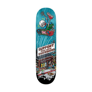 2025 Skateshop Day Deck - Deluxe Todd Bratrud Shop Keeper 8.25" x 32" Green Stain