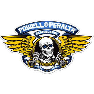 Powell Peralta Sticker Winged Ripper Die Cut Blue 5"