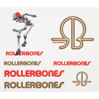 Rollerbones Sticker Derby Skeleton Sticker Sheet