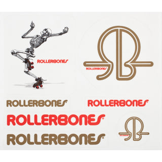 Rollerbones Sticker Skating Skeleton Sticker Sheet