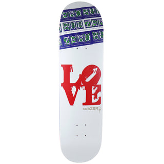Sub Zero Skateboard Deck Love Park II 8.25" x 31.95"