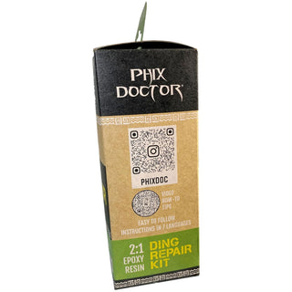 Phix Doctor Surfboard Repair Kit 2:1 Bio Epoxy Resin Kit for Surfboards SUP Ding 3oz