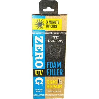 Phix Doctor Surfboard Repair Kit Zero G UV Foam Filler 2.25oz