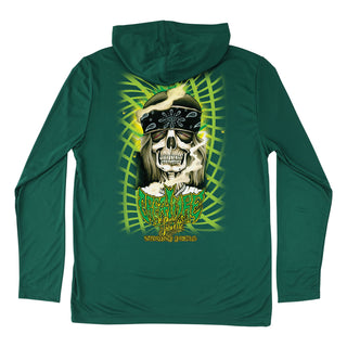 Creature Skateboards Hoody Gravette Hippie Skull 20th Sport Forest