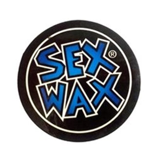 Mr. Zoggs SEX WAX STICKER 2" CIRCUALR DIECUT BLUE FADE