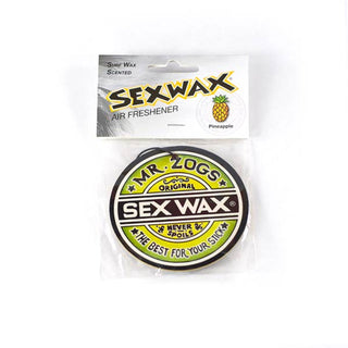 Mr. Zoggs SEX WAX AIR FRESHENER 3" LOGO GREEN