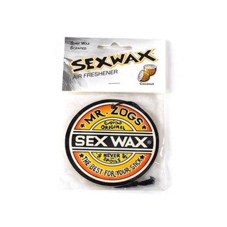 Mr. Zoggs SEX WAX AIR FRESHENER 3" LOGO ORANGE