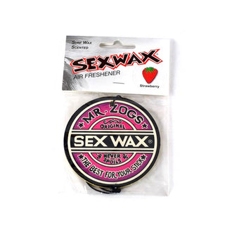 Mr. Zoggs SEX WAX AIR FRESHENER 3" LOGO PURPLE