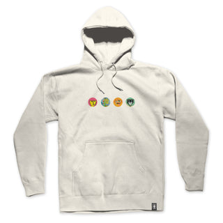 Girl Skateboards Hoody Legend Heads Bone
