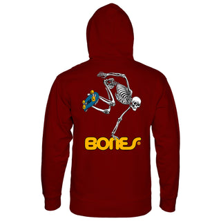 Powell Peralta Skateboard Hoody Skateboard Skeleton Maroon