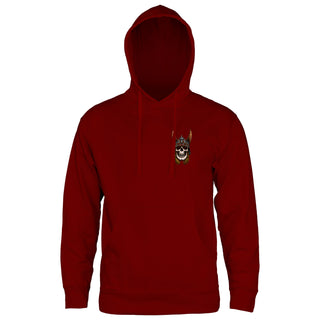 Powell Peralta Skateboard Hoody Anderson Skull Maroon