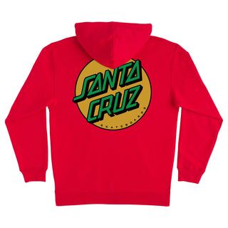 Santa Cruz Skateboards Hoody Other Dot Pullover Red/Gold/Green