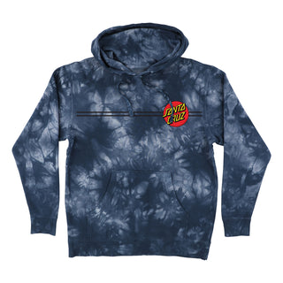 Santa Cruz Skateboards Hoody Classic Dot Pullover Tie Dye Navy