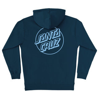 Santa Cruz Skateboards Hoody Opus Dot Pullover Navy/Sky Blue