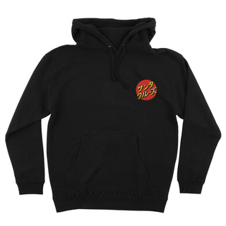 Santa Cruz Skateboards Hoody Katakana Dot Pullover Black