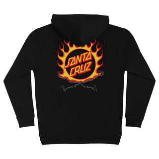 Santa Cruz Skateboards Hoody Forging Dot Pullover Black