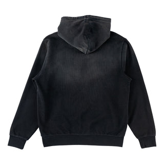 Welcome x Batman Skateboard Sweatshirt Bat Logo Sun-Fade Hoodie Black