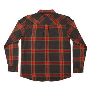 Santa Cruz Skateboards Longsleeve Shirts Classic Flannel Brown/Red Plaid