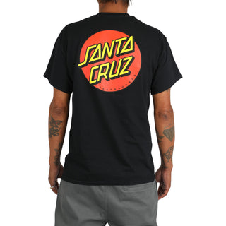 Santa_Cruz_Classic_Dot_Shirt_Black_Model_Back