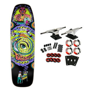 Santa Cruz Skateboard Complete Delfino Pinball Vision 9.14" x 31.5"