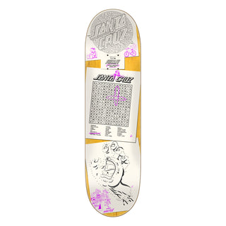 Santa Cruz Skateboard Complete Delfino Scribble FeelBase 8.25" x 31"