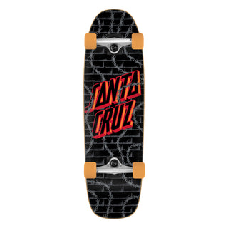 Santa Cruz Skateboard Complete Big Strip Barbwire Black 8.4" x 29.4"
