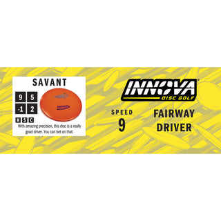 Innova Disc Golf Halo Star Savant Fairway Driver 9/5/-1/2 Blue Pink/Gold Holo 172 grams
