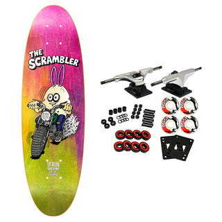 Heroin Skateboard Complete Scrambler Egg Rainbow 7.88" x 26.5"