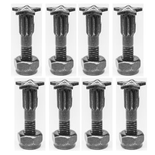 Screw City Skateboard Mounting Hardware 7/8" - Beast Black
