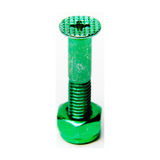Screw City Skateboard Mounting Hardware 1" Phillips Gems - Emerald