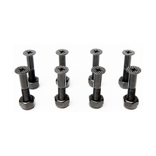 Screw City Skateboard Mounting Hardware 1" Phillips Gems - Onyx