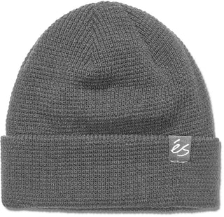 eS Beanie Script Waffle Knit Grey/Heather