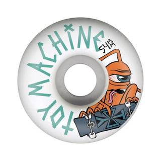 Toy Machine Skateboard Wheels 54mm 99A Sect Skater White - Set of 4
