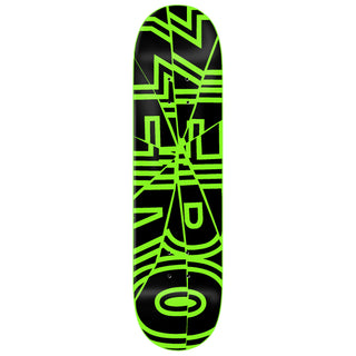 Zero Skateboard Deck Shattered Bold Green 8.5" x 32.3"