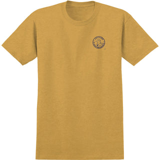 Anti Hero Skateboards Shirt Postal Heather Mustard/Navy