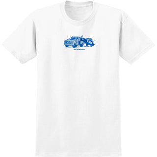 Real Skateboards Shirt Tow White/Blue Tonal