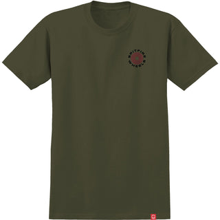 Spitfire Wheels Shirt Classic '87 Swirl Fade Fill Olive/Red/Black Size M
