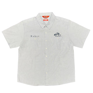 Baker Skateboards Shirt Where My Dogs At Work White