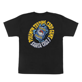 Santa Cruz x Pokémon Shirt TCG Hand Youth Black