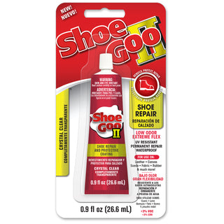 Shoe Goo II (New Formula) 0.9oz- Crystal Clear - Rebuild, Protect, Repair