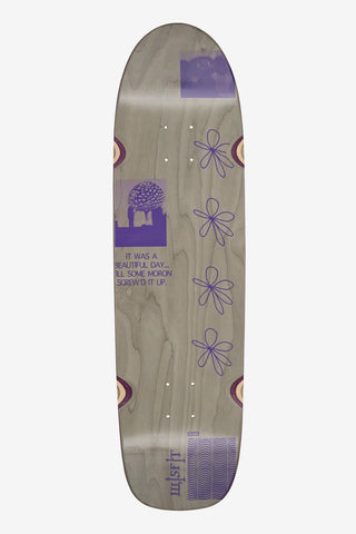 Globe Skateboard Cruiser Deck Shooter Misfit/Purple Prose 8.6" x 32.2"