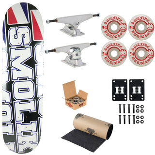Shortys Premium Skateboard Complete Smolik Icon 8.25" Ft. Krux/Spitfire/Independent