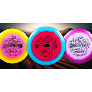 Innova Disc Golf Halo Star Sidewinder Fairway Driver 9/5/-3/1 Slate Blue/Blue Prism Waves 162 grams