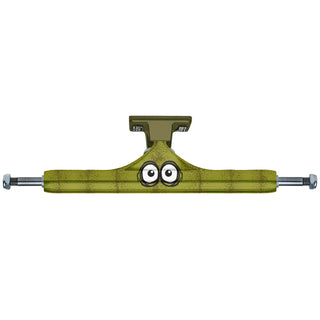 Slappy X Heroin Skateboard Trucks ST1 Hollow Pickle Green 9.5" (Pair)