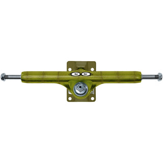 Slappy X Heroin Skateboard Trucks ST1 Hollow Pickle Green 11" (Pair)