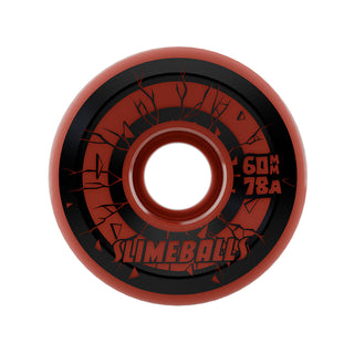 Slime Balls Skateboard Wheels 60mm Rob Roskopp Five Reissue OG Slime 78A Pink