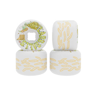 Slime Balls Skateboard Wheels 56mm Sam Hitz Full Combo 99A White