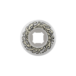 Slime Balls Skateboard Wheels 45mm Sour Milk Mini Chubbies 99A White